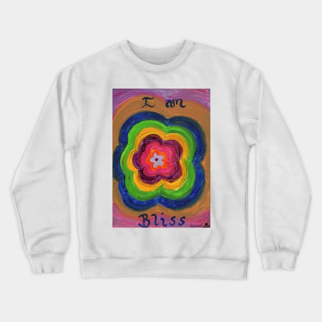 I Am Bliss Crewneck Sweatshirt by anufrench